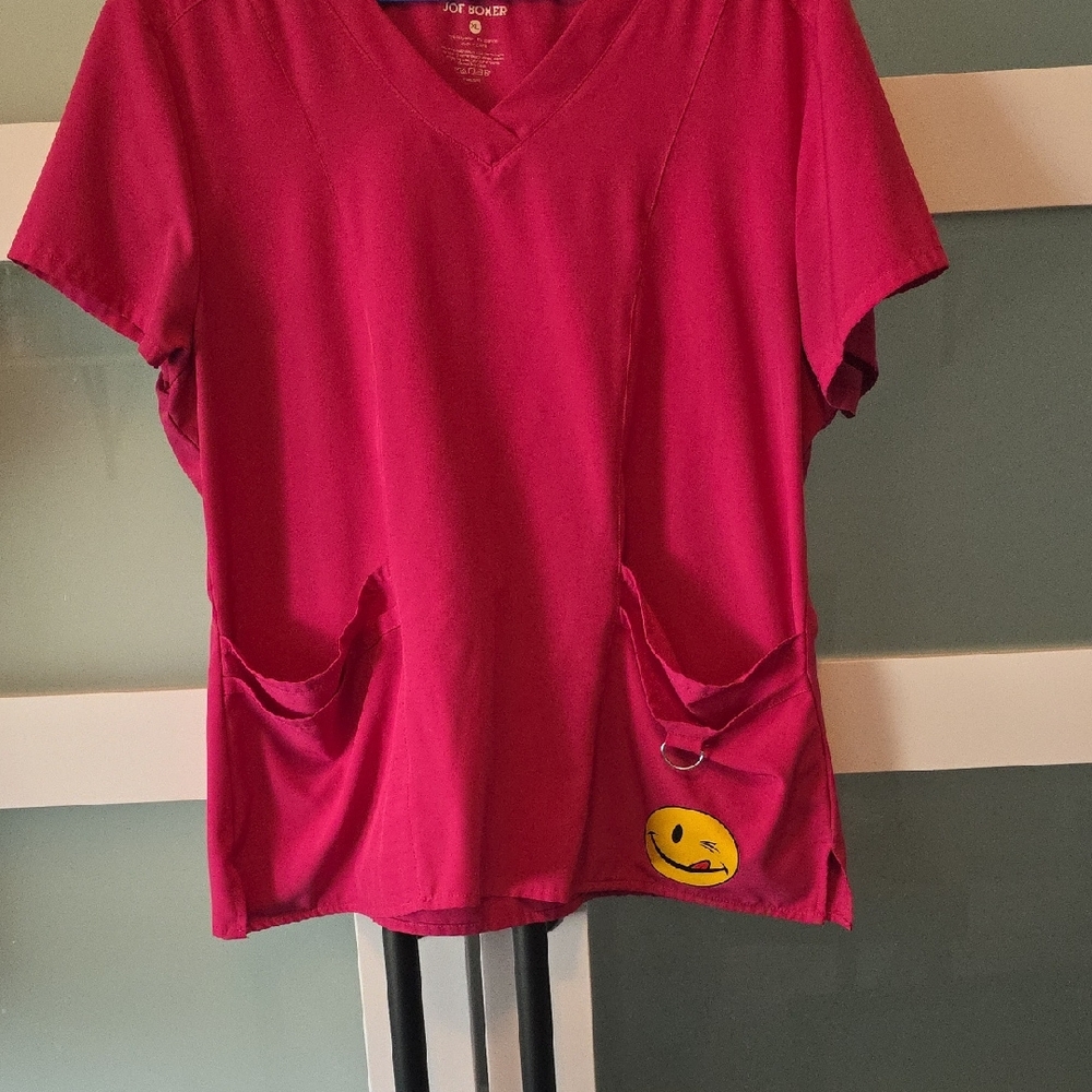 Joe Boxer Red Short Sleeve Tee Relaxed Fit